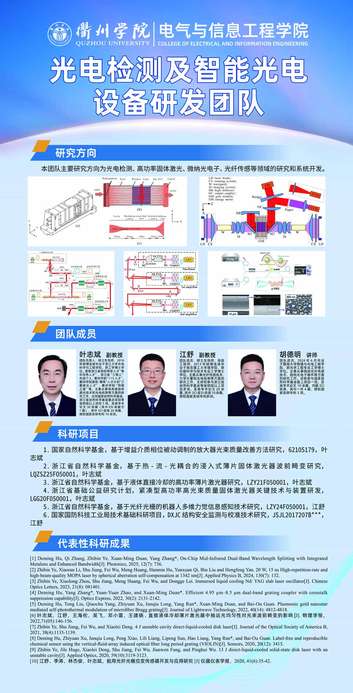 光电检测及智能光电设备研发团队
